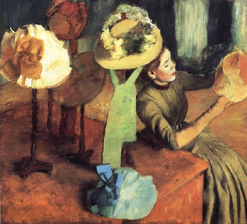 Edgar Degas La Boutique de Mode